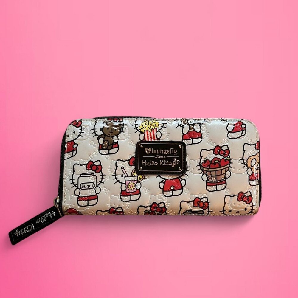 Loungefly Hello Kitty patent leather wallet